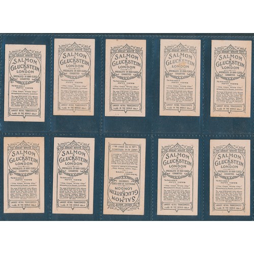 26 - Salmon & Gluckstein. 1908 The Great White City, part set of 20 cards, in good cond. Cat. £340 (See p... 