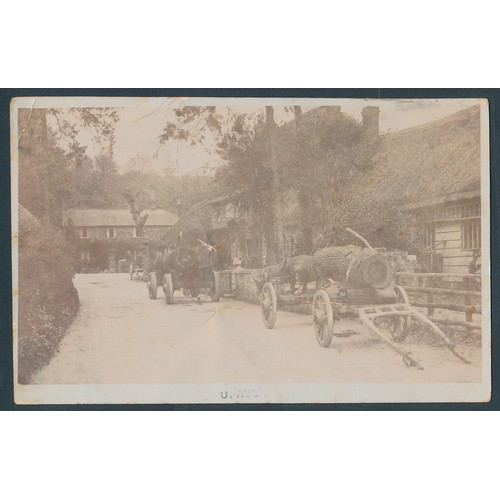 78 - Wiltshire. Misc. coln. in modern albums and loose with photos noted throughout. Larkhill camp RPs an... 