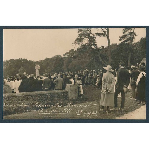 79 - Wiltshire. Coln. in modern album. Selection showing the White Horse and Stonehenge, Castle Combe, Bo... 