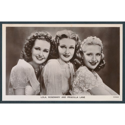 106 - Film and Theatre. Coln. in 3 old albums. Mainly 'Picturegoer' series all in v.g.c. Bing Crosby, Bett... 