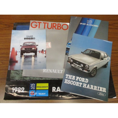 119 - Motoring. 1970s onwards collection of car and truck brochures, price lists, colour and trim booklets... 
