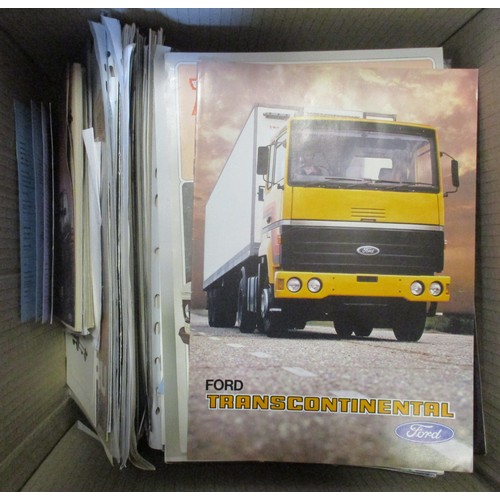 119 - Motoring. 1970s onwards collection of car and truck brochures, price lists, colour and trim booklets... 