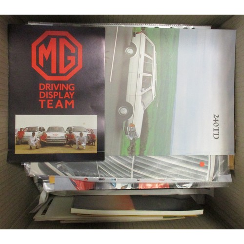 119 - Motoring. 1970s onwards collection of car and truck brochures, price lists, colour and trim booklets... 