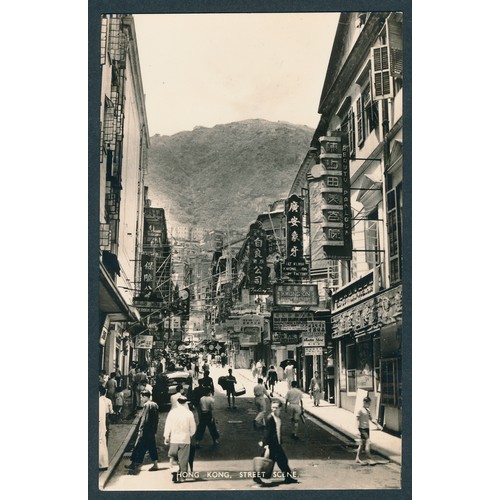 95 - Hong Kong and China. Street scenes, native life etc. International manoeuvre of foreign troops in Ti... 