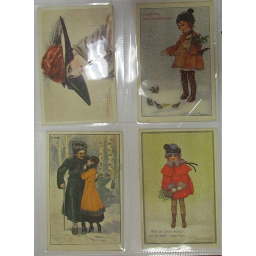 116 - Ephemera. A misc. coln. incl. greetings and misc. subjects. Box of assorted framed Victorian portrai... 