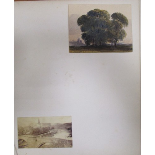 120 - Ephemera. Victorian scrap albums. A lovely coln. of 10 albums and loose scraps incl. a leatherbound ... 