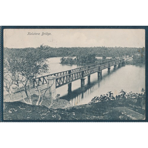 96 - India and Ceylon. Misc. coln. with better cards noted of towns, cities, markets, markets, railway in... 