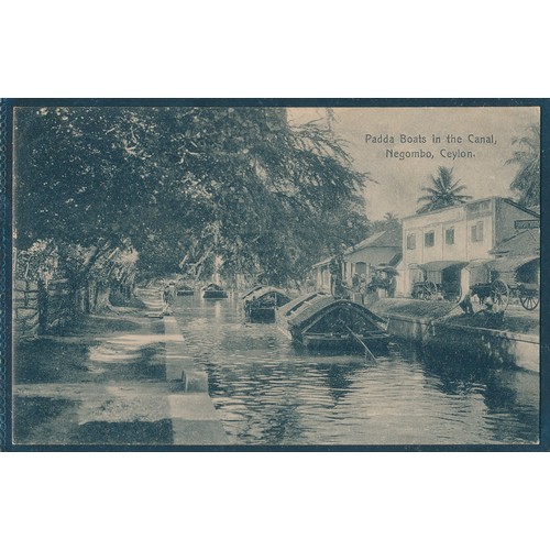 96 - India and Ceylon. Misc. coln. with better cards noted of towns, cities, markets, markets, railway in... 