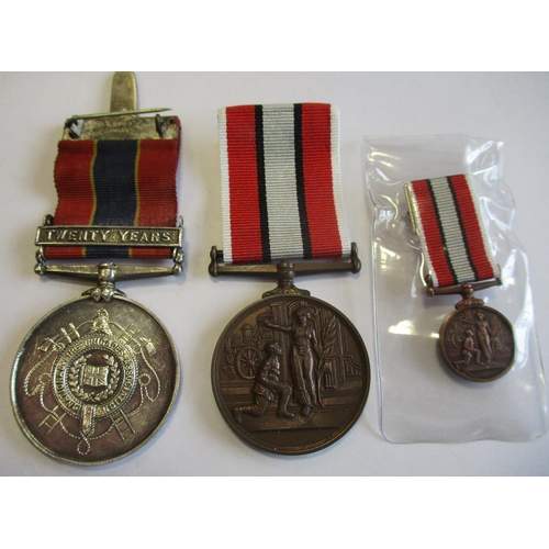 10 - Collection of Fire Brigade Medals with:
1. National Fire Brigades Union Long Service Medal (Bronze) ... 