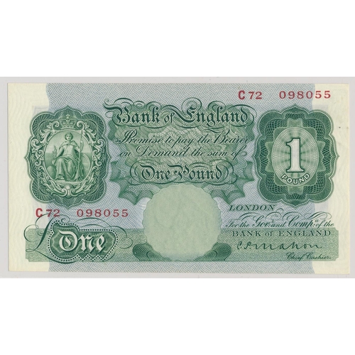 126 - C.P. Mahon. 1928 £1 C72 098054-055 uncirculated. (Duggleby B212) Qty 2 (N)