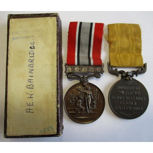 14 - Collection of Fire Brigade Medals with:
1. QEII Fire Brigade Long Service Medal and National Fire Br... 