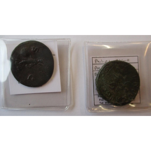 154 - Roman. Collection generally fair/fine or better, identified on dealers sales tickets wtih denari of ... 