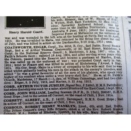 18 - WW1 range with 1. BWM to 46721 Pte F. Wood Manch R. nearly extremely fine. Frank Wood was killed in ... 