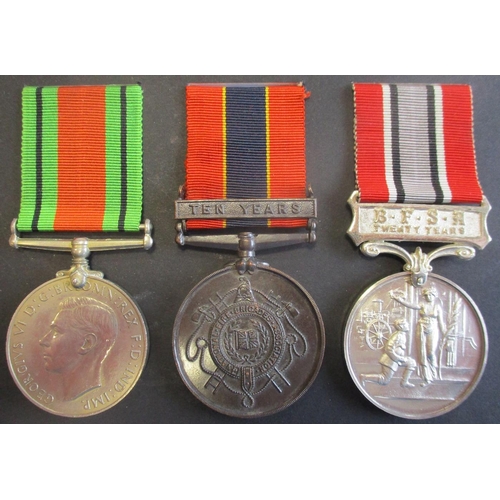 5 - Collection of Fire Brigade Medals with:
1. WW2 Defence Medal and Association of Professional Fire Br... 