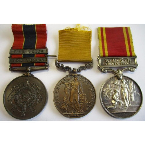 5 - Collection of Fire Brigade Medals with:
1. WW2 Defence Medal and Association of Professional Fire Br... 