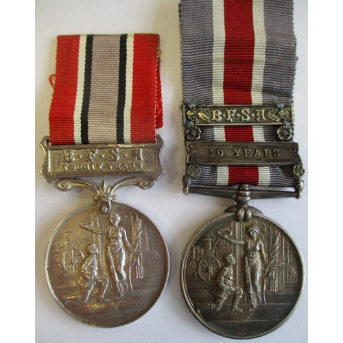 7 - Collection of Fire Brigade Medals with:
1. National Fire Brigades Union Long Service Medal (Bronze) ... 