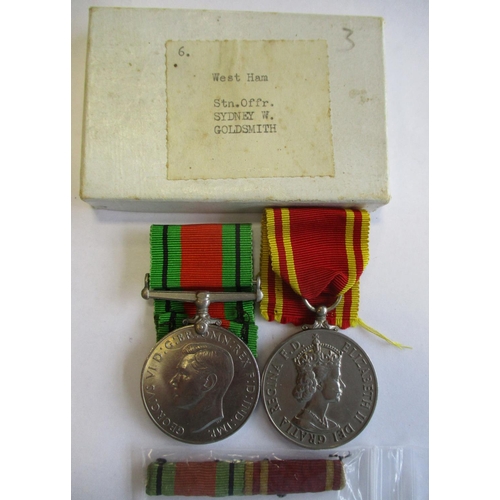 7 - Collection of Fire Brigade Medals with:
1. National Fire Brigades Union Long Service Medal (Bronze) ... 