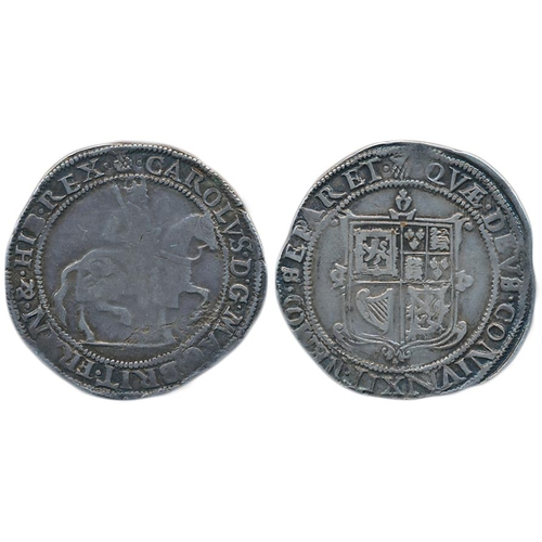 704a - Scotland. Charles I first coinage thirty shillings mintmark thistle fine. (S.5541) (See photo) (Y)