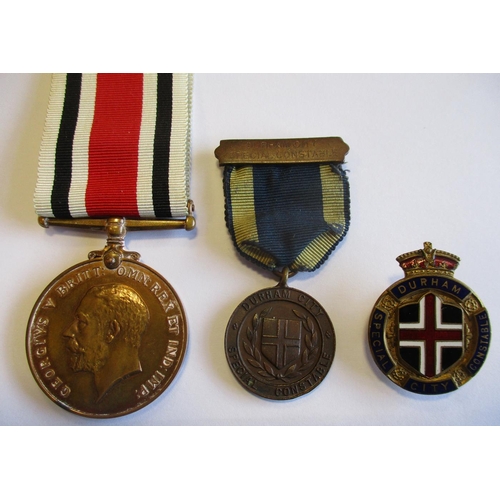 72 - KGV Special Constabulary Long Service Medal to Thomas G. Guthrie, Durham City Special Constable Meda... 