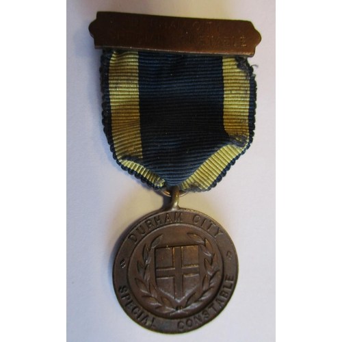 72 - KGV Special Constabulary Long Service Medal to Thomas G. Guthrie, Durham City Special Constable Meda... 