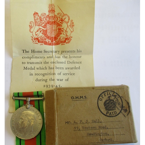 77 - WW2 range with 1. 1939-1945 Star and BWM in RE box of issue addressed to Mr L Ramsden, Quinton. Also... 