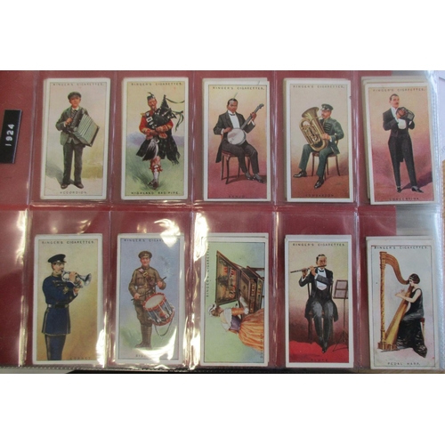 11 - Coln. of complete sets, in an album, in variable cond., incl. Anstie Scout Series, E.R.B. Dogs Serie... 