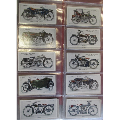 11 - Coln. of complete sets, in an album, in variable cond., incl. Anstie Scout Series, E.R.B. Dogs Serie... 