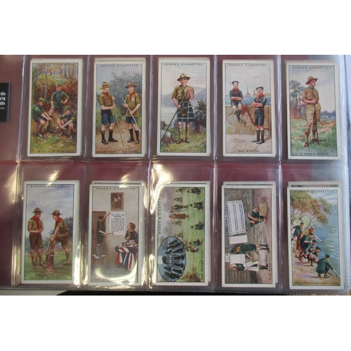 11 - Coln. of complete sets, in an album, in variable cond., incl. Anstie Scout Series, E.R.B. Dogs Serie... 