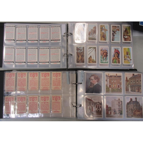 19 - Coln. of complete and part sets, in albums, in variable cond., incl. ranges from Carreras, Churchman... 