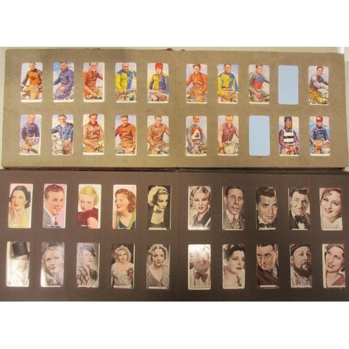 40 - Collection of complete and part sets, in plastic sleeves, old slip in albums and loose, in mixed con... 