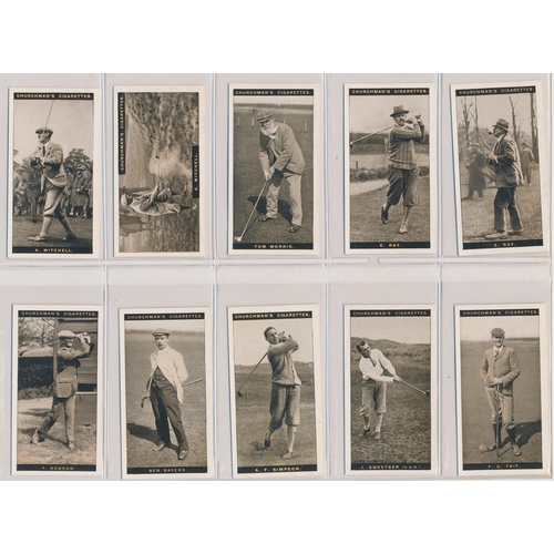 47 - Churchman. 1927 Famous Golfers set, in very good to excellent cond., apart from the odd trivial faul... 