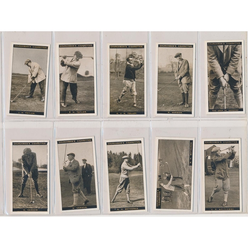 47 - Churchman. 1927 Famous Golfers set, in very good to excellent cond., apart from the odd trivial faul... 