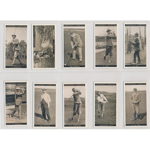 48 - Churchman. 1927 Famous Golfers set, in very good to excellent cond., apart from the odd small fault.... 