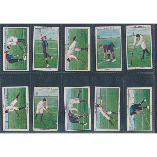 53 - Gallaher. 1912 Sports Series set (less 7), generally in good cond. with odd better card, several hav... 