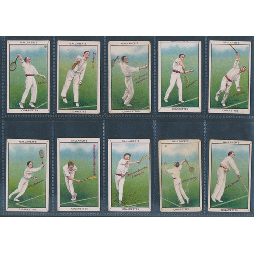 53 - Gallaher. 1912 Sports Series set (less 7), generally in good cond. with odd better card, several hav... 