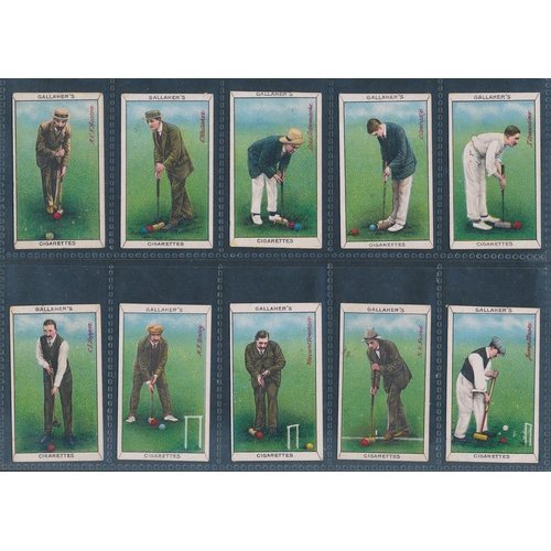 53 - Gallaher. 1912 Sports Series set (less 7), generally in good cond. with odd better card, several hav... 