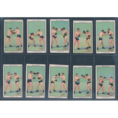 53 - Gallaher. 1912 Sports Series set (less 7), generally in good cond. with odd better card, several hav... 