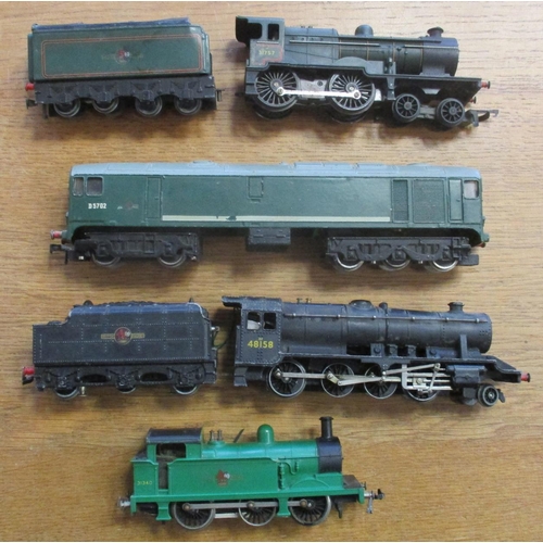 575 - Hornby. Collection of unboxed locomotives, generally good to good plus, with Hornby Dublo 3-rail BR ... 