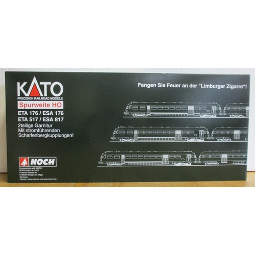 578 - Kato. HO gauge DCC Ready ETA 176 / ESA176 DB red Epoche III No. 73330, excellent in excellent box, w... 