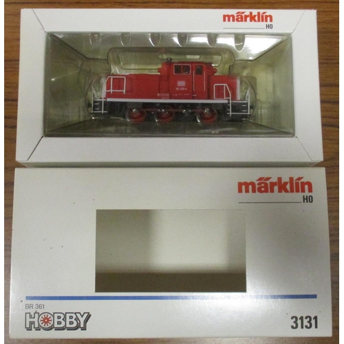 581 - Marklin. HO gauge collection, generally excellent in excellent boxes, with Digital locomotive No. 37... 