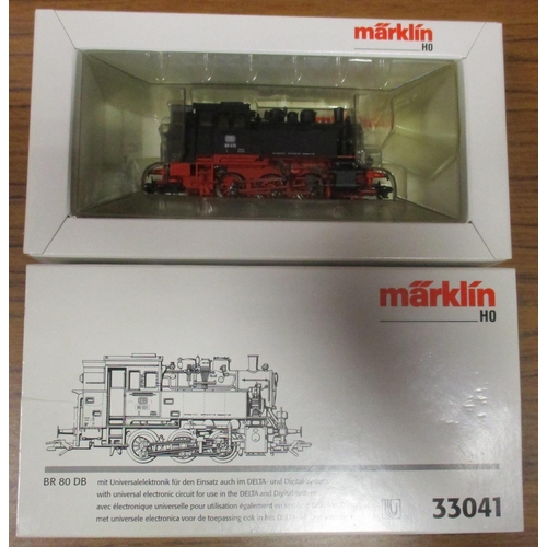 585 - Marklin. HO gauge collection of locomotives, generally excellent in excellent boxes, with Nos. 37096... 