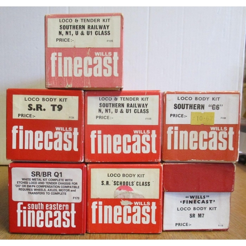 602 - Wills Finecast. Collection of OO gauge kitbuilt locomotives, generally excellent in good plus boxes,... 