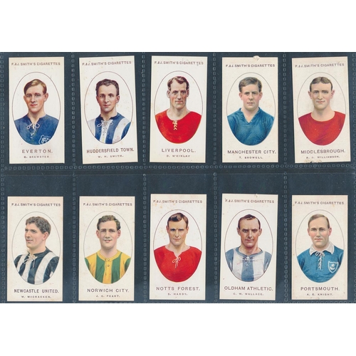 71 - Smith. 1922 Football Club Records set, in good to very good cond., several have some light toning sp... 