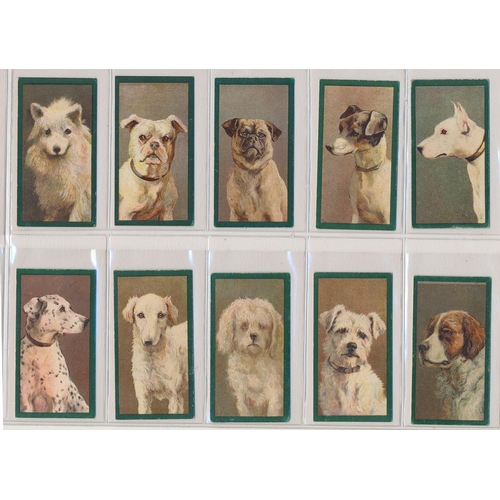 72 - Taddy. 1900 Dogs set, in fair to good cond., apart from one with a small area of damage to border, m... 