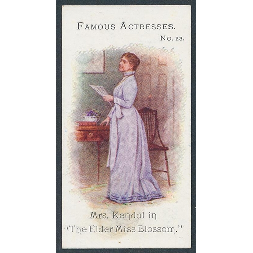 73 - Taddy. 1903 Famous Actors - Famous Actresses set, in good to very good cond., with some better cards... 