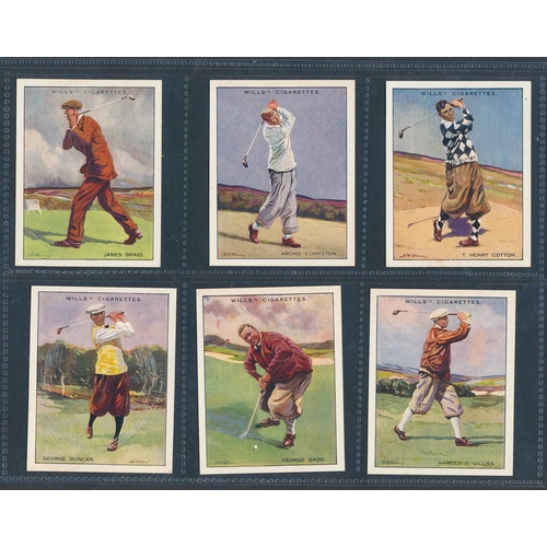 81 - Wills. 1930 Famous Golfers set, in excellent cond. Cat. £550 (See photo) (R)