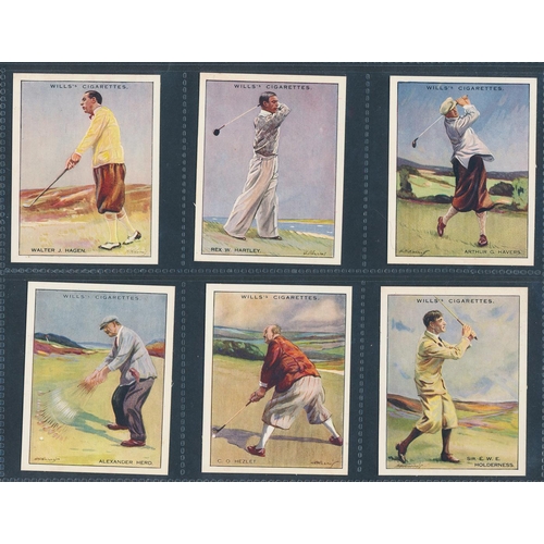 81 - Wills. 1930 Famous Golfers set, in excellent cond. Cat. £550 (See photo) (R)