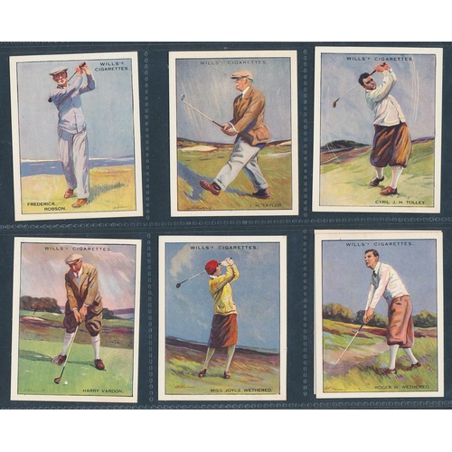 81 - Wills. 1930 Famous Golfers set, in excellent cond. Cat. £550 (See photo) (R)