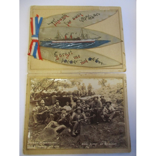 145 - 1899 QSA 2 clasps Cape Colony, Transvaal, 1902 KSA both clasps and 1914 Star trio to 6746 Pte J. Cor... 