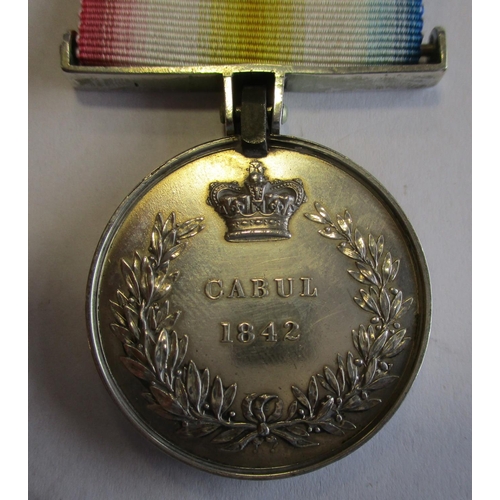 34 - 1842 Cabul Medal to Wm Taylor 31st Regt, replacement suspender in similar style, very fine. (See pho... 